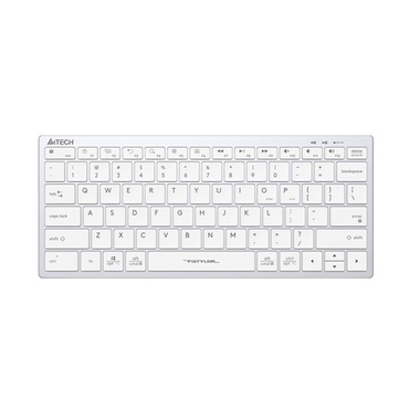 Клавиатура A4Tech Fstyler FX51 мультимедиа, slim, USB, белый